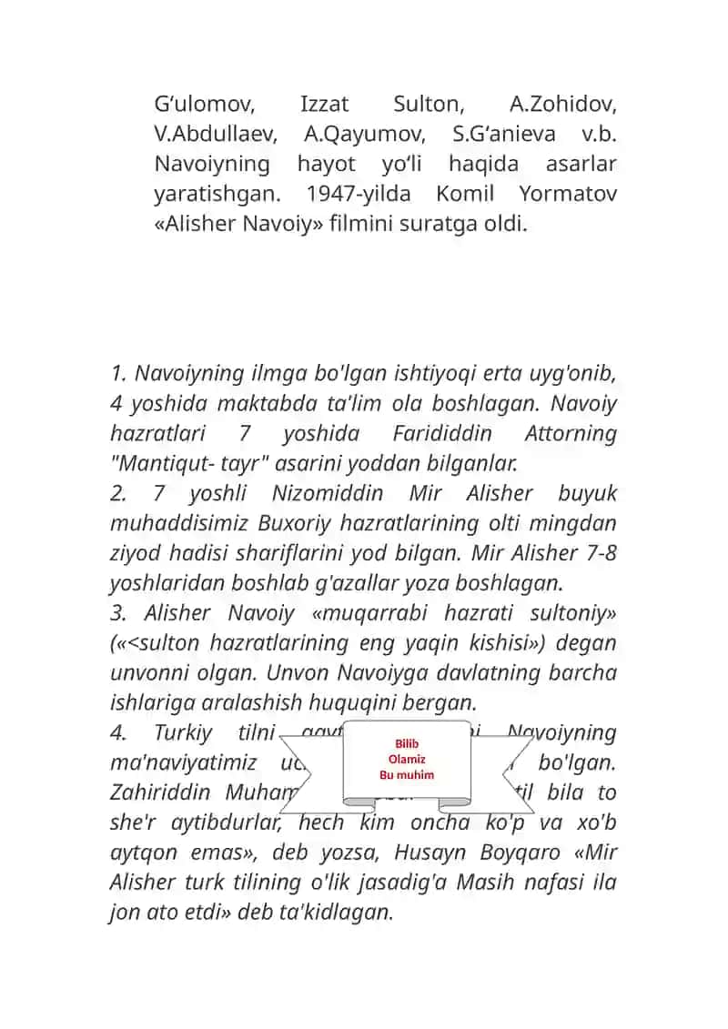 Alisher Navoiy Hayoti va Ijodi 3