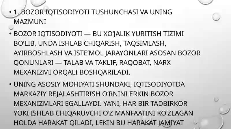 Abdukarimova Jahon iqtisodiyot fanidan mustaqil ish 3