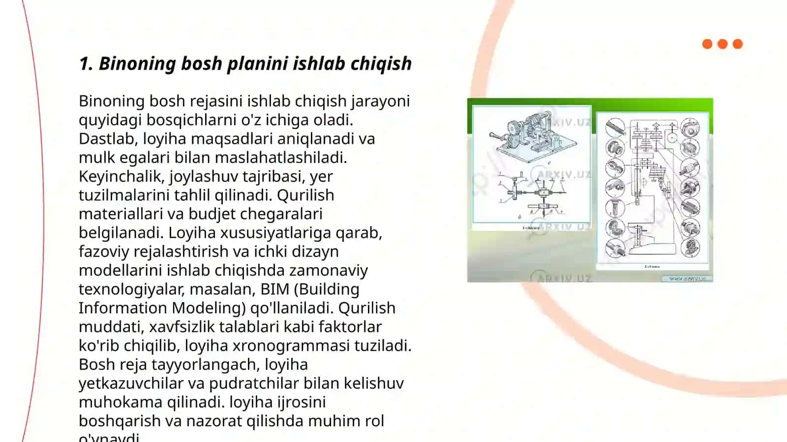Binoning bosh tarixini loyihalash, shamol gulini chizish 3