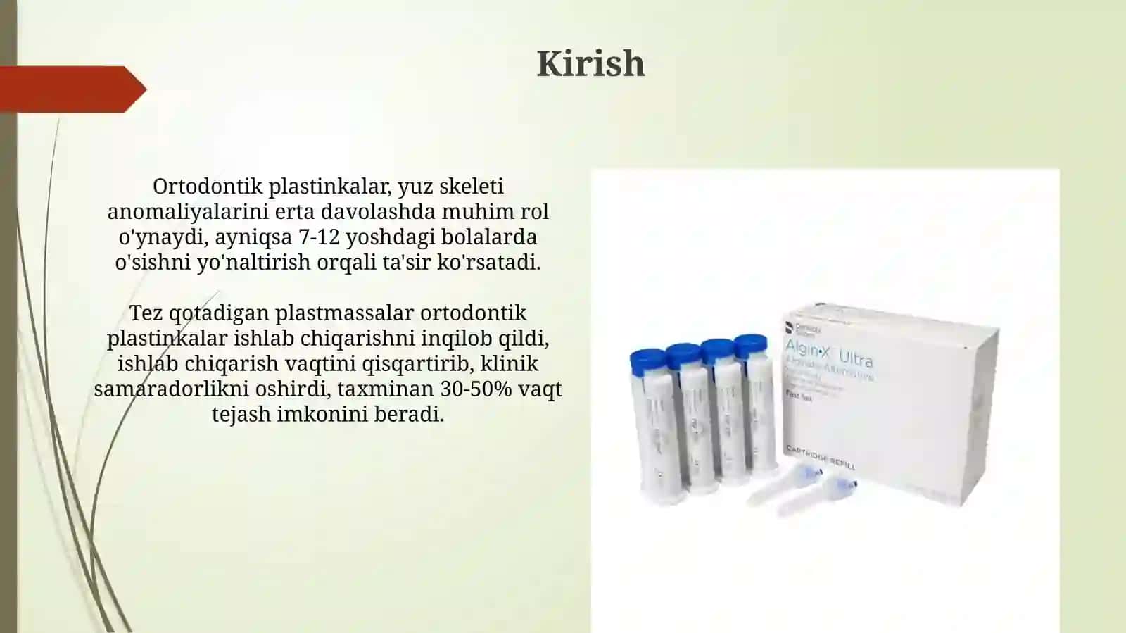 Ortodontik plastinkali tez qotuvchi plasmassa yordamidaqaytatiklash 3