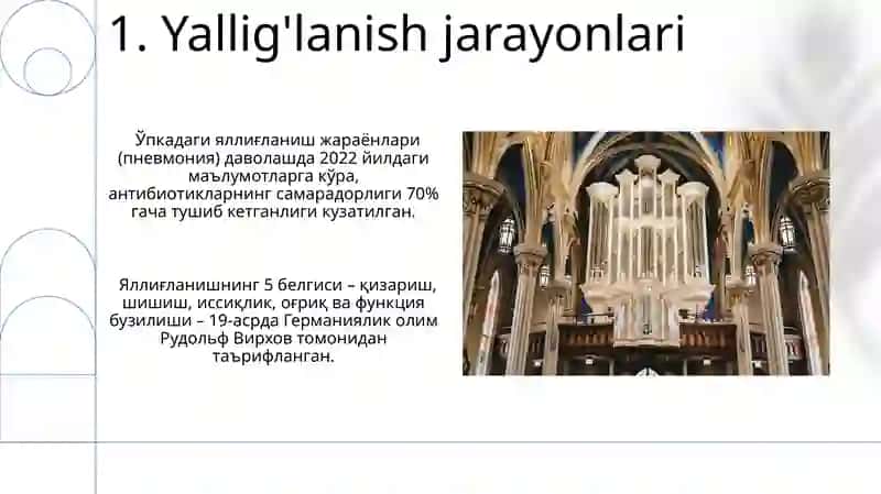 Organlardagi va to'qimalardagi patologik òzgarishlar 3
