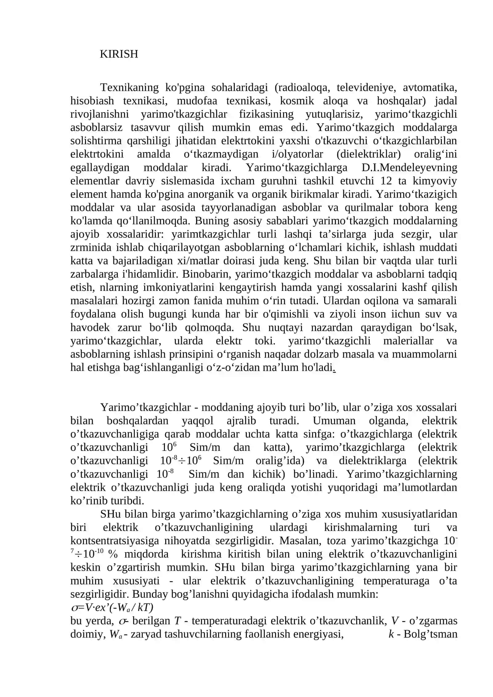 KONDESRLANGAN XOLAT FIZIKASI FANIDAN KURS ISHI 3