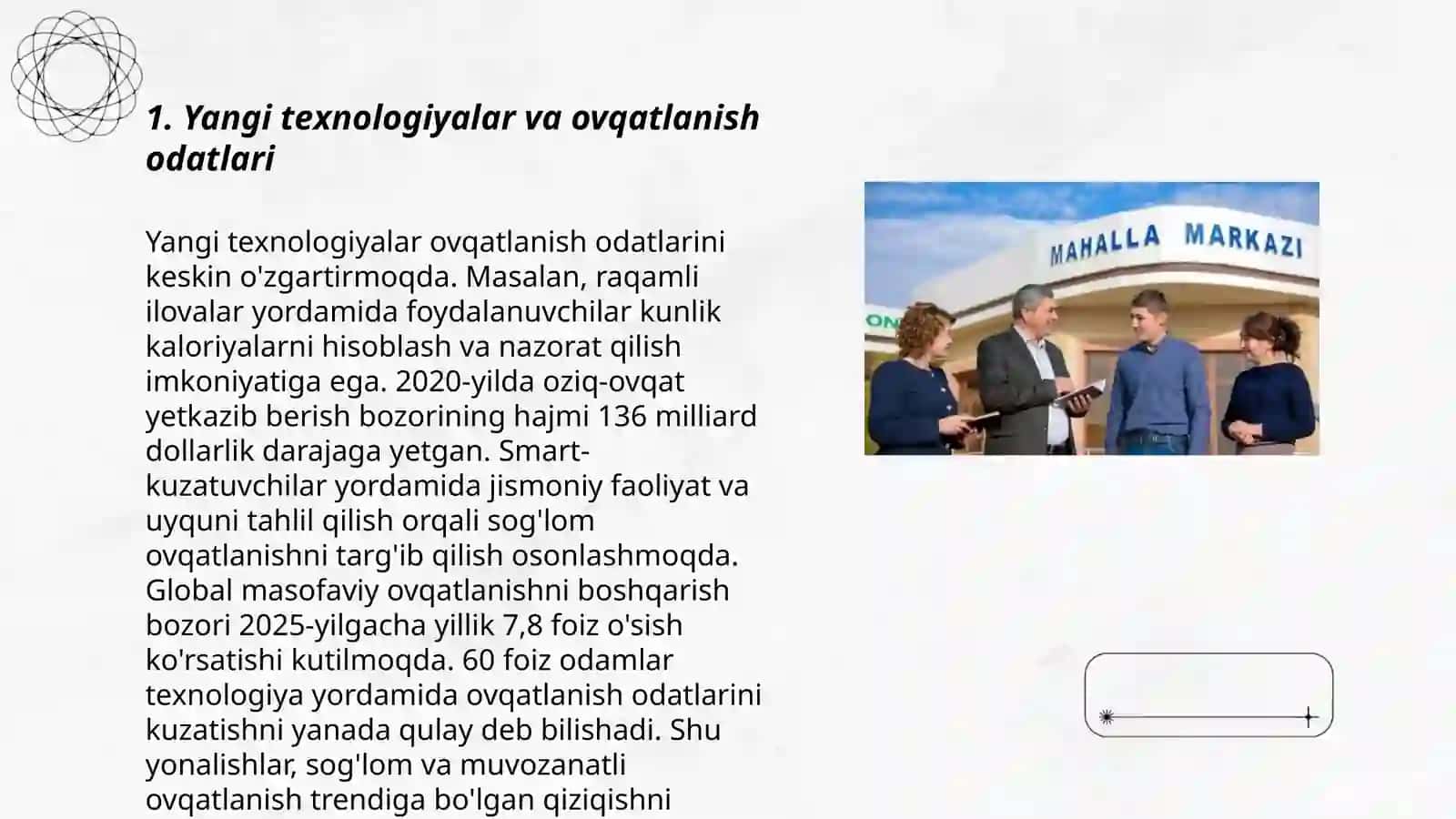 Yangi texnologiyalar va ovqatlanish odatlari 3