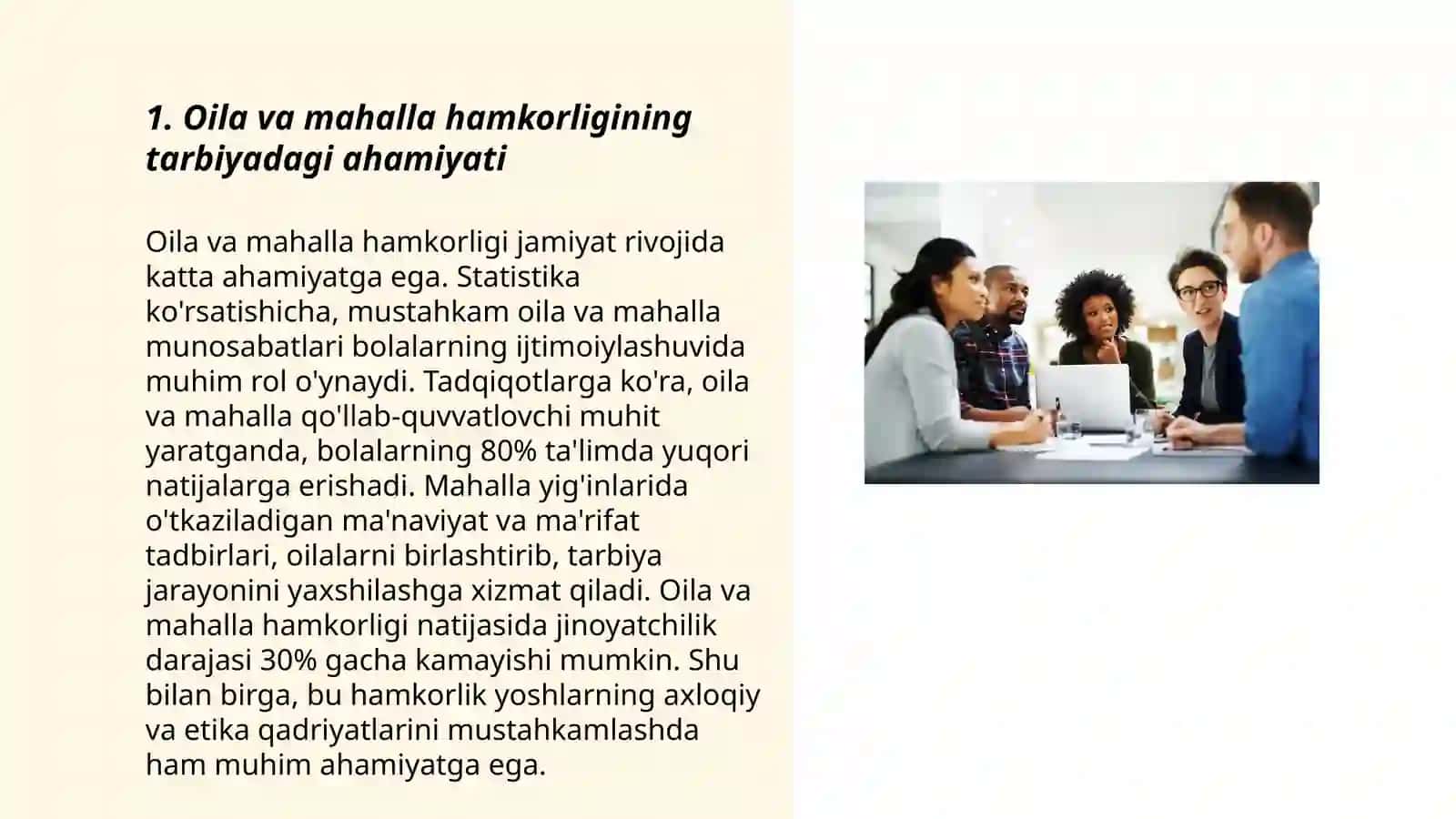 Oila, mahalla va ta’lim muassasasi hamkorligining farzand tarbiyasiga ta’siri 3