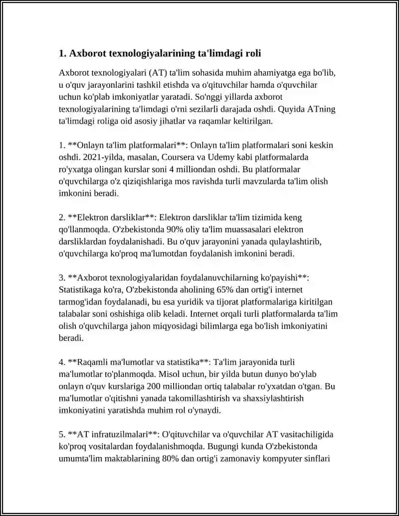 TALIMDA IT NING AHAMIYATI VA QONUNLARNI ANALIZLASH 3