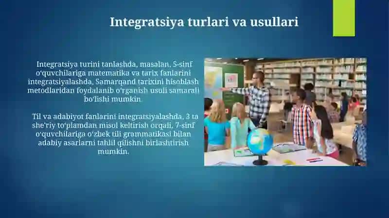Tarbiyaviy tadbirlarda integratsiya 3