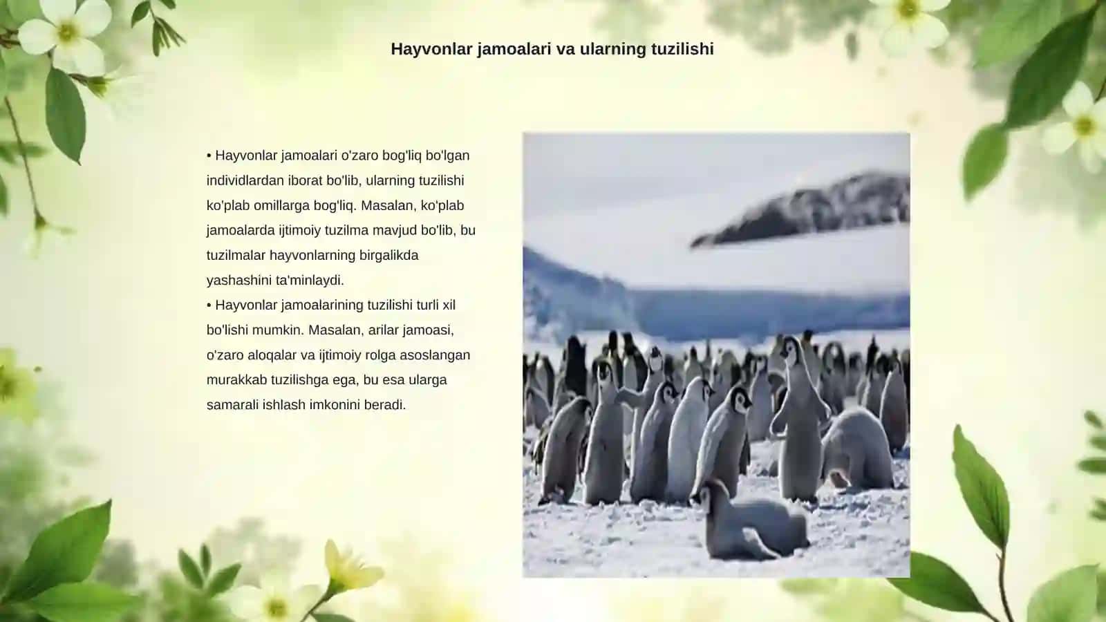 Hayvonlar jamoalarining oʻzaro munosabati. Turlararo munosabatlar va ularning etologiyasi 3