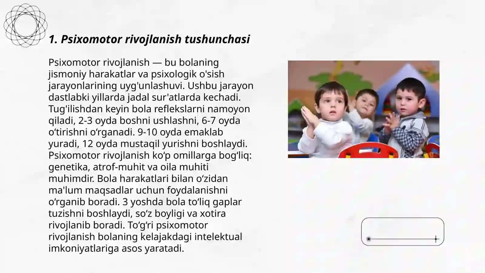 Ilk yoshdagi bolalarning psixomator rivojlanishidagi nuqsonlar 3