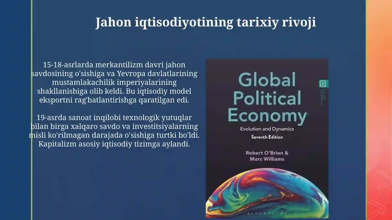 Jahon xojaligi vauningevolyutsiyasi 3