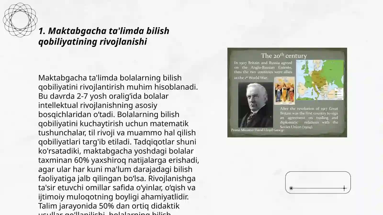 Maktabgacha ta'limda bilish qobiliyatini rivojlanishi 3