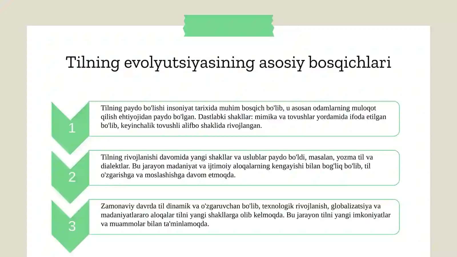 Tilning paydo bôlishi haqida 3