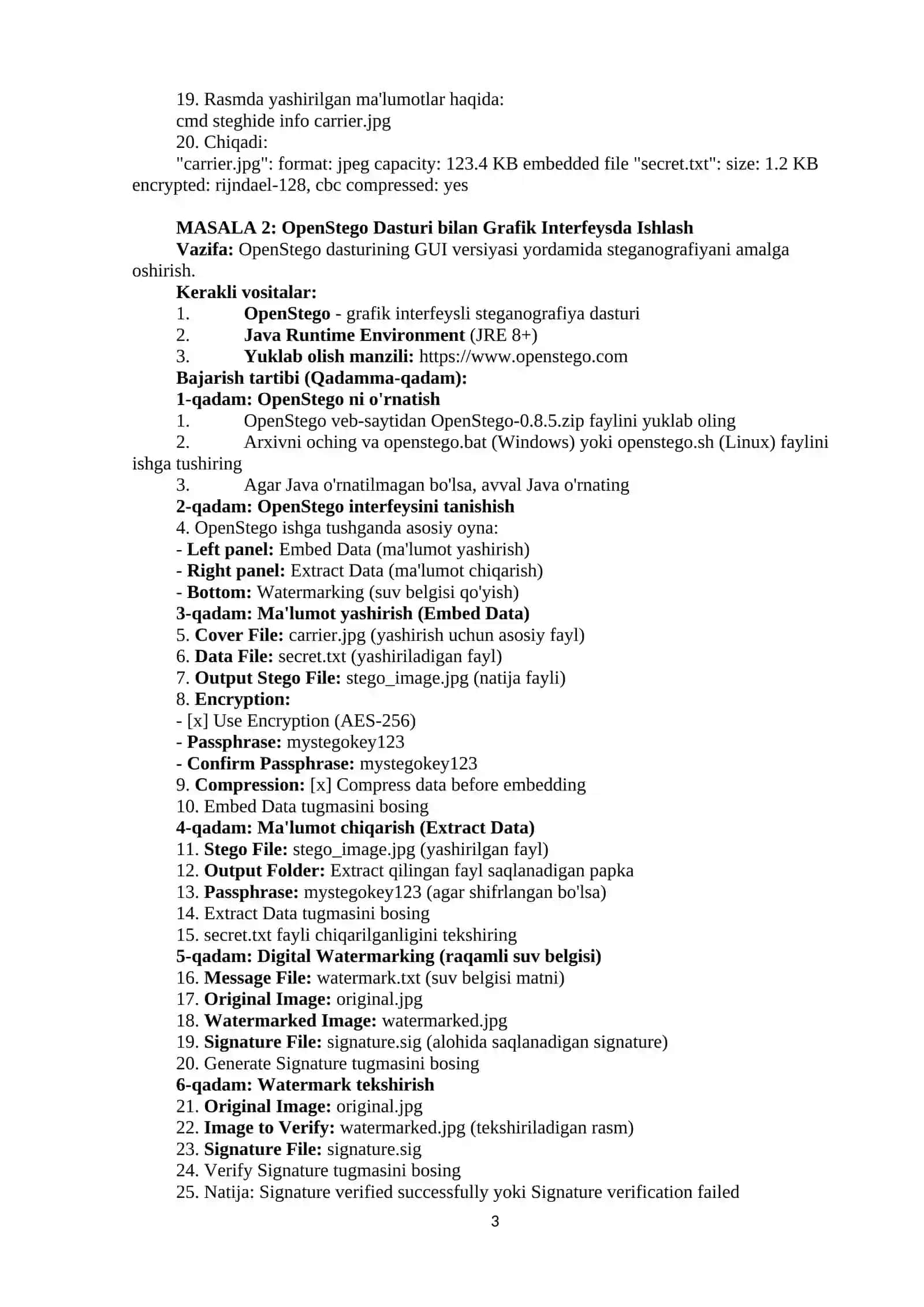 KOMPYUTER KRIMINALISTIKASIDA STEGANOGRAFIYANING TATBIQI 3