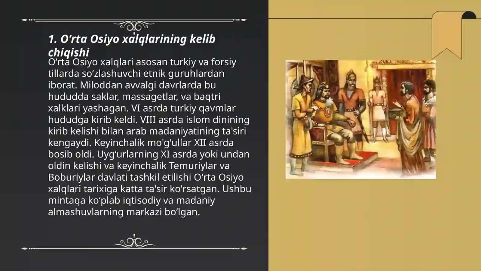Oʻrta Osiyo va Qozogʻiston xalqlari etnalogiyasi 3