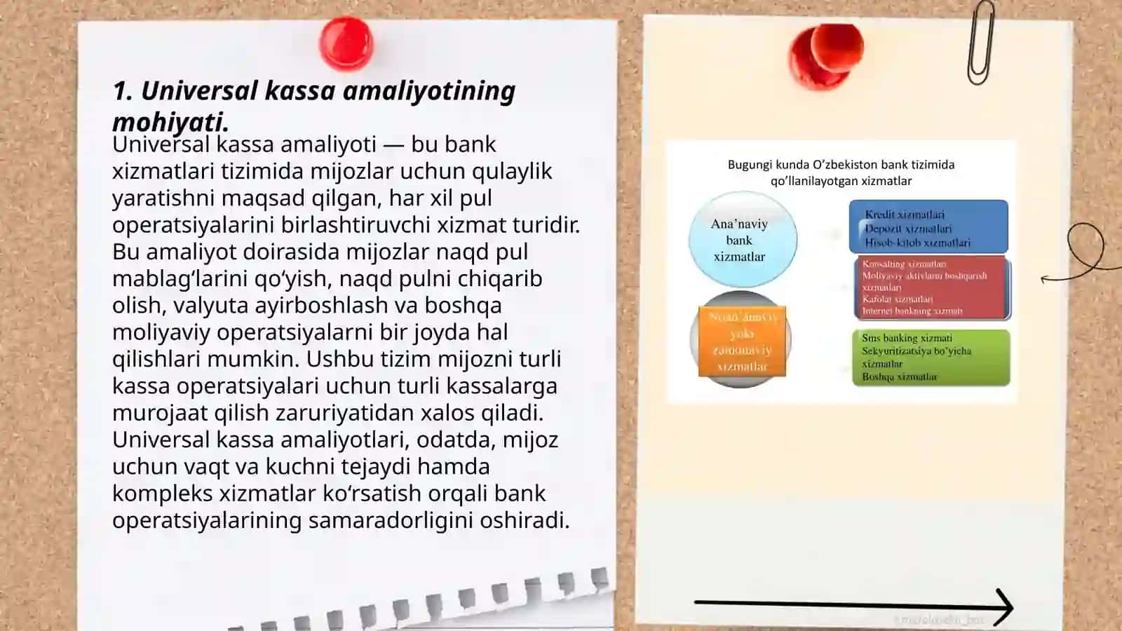 Tijorat banklaridagi universal kassa amaliyotining qulayliklari(Ipotekabank OTPgroupmisolida) 3