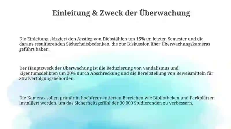 Überwachungskameras an der Universität: Eine umfassende Analyse 3