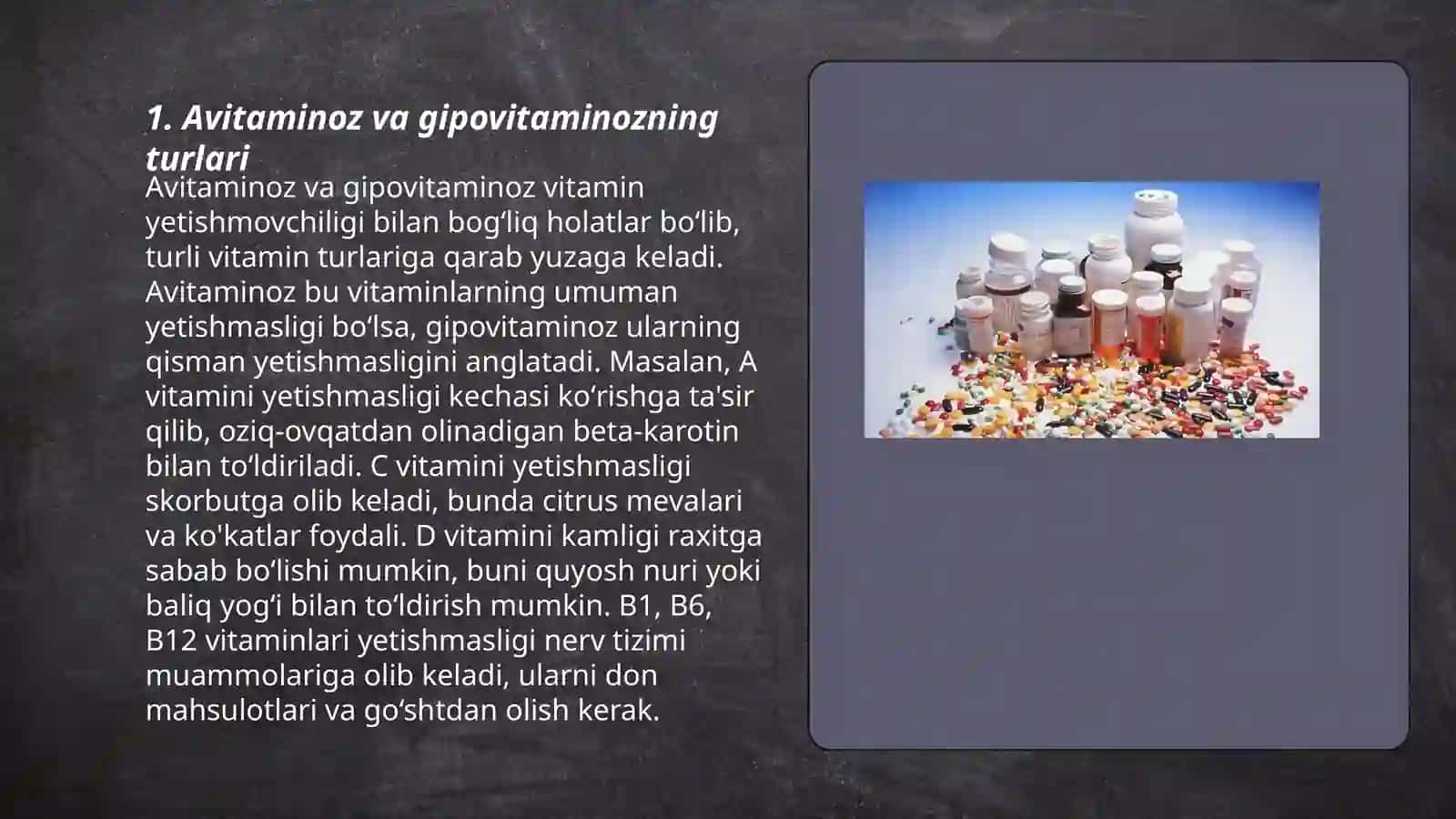 Avitaminov va gipovitaminozlar 3