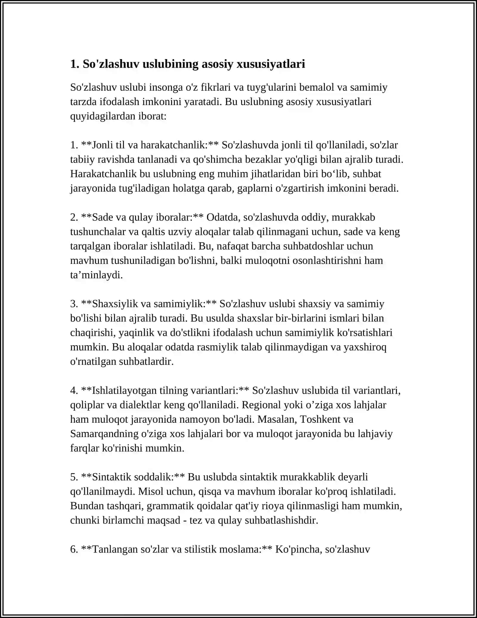 SO‘ZLASHUV USLUBI VA UNING XUSUSIYATLARI 3