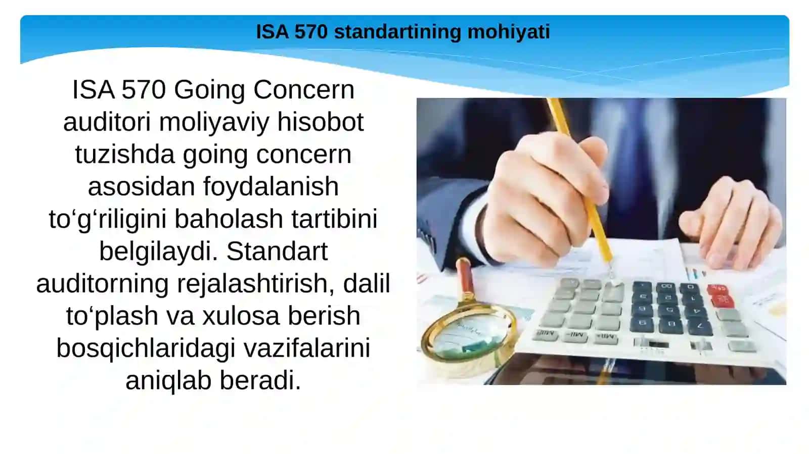 ISA 570 tashkilotning qarzdorlik darajasi (going concern) 3