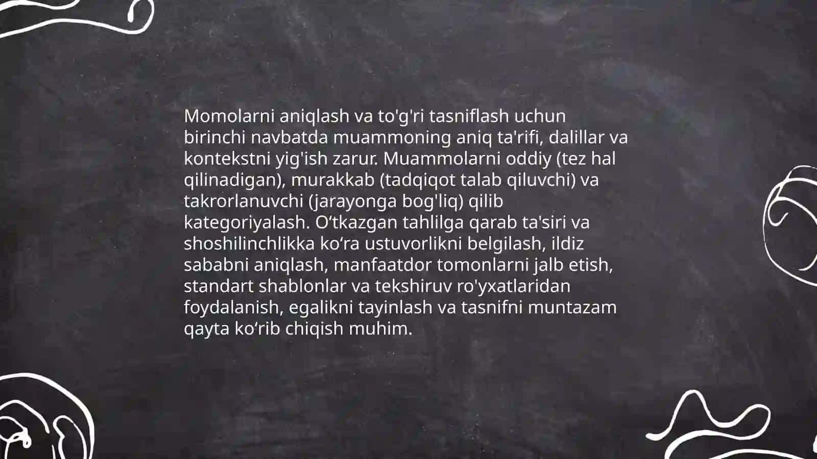 Momolarni hal qilish konikmasidan samarali foydalanish 3