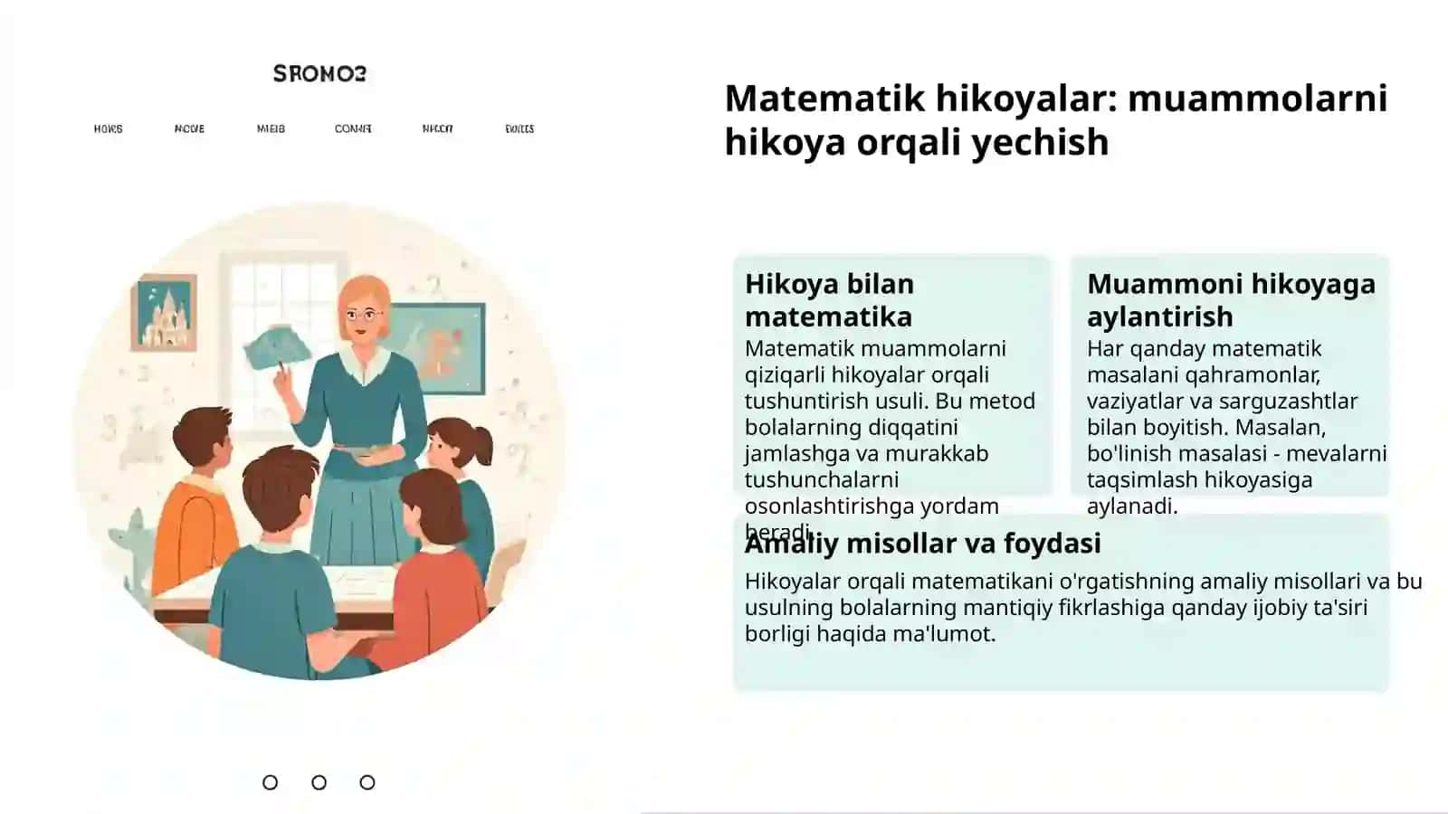 Matematika o’yinlari: Darsdan tashqari shakllar 3