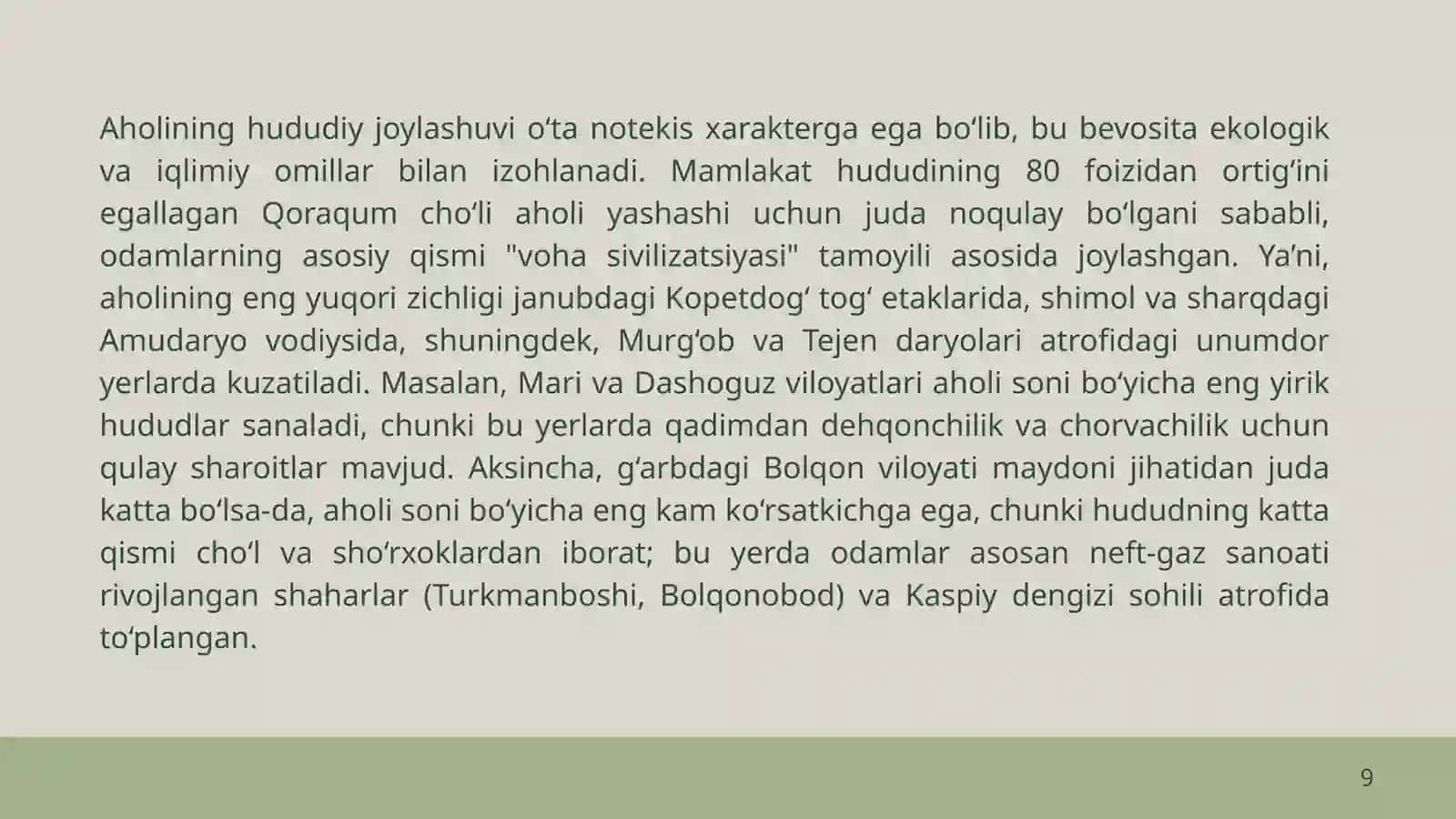 Turkmaniston aholisi 3