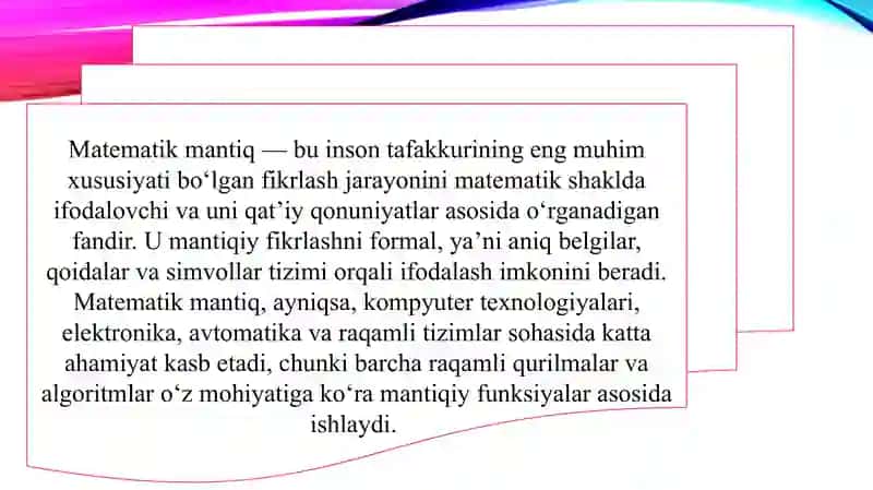 Matematik mantiq funksiyalarini minimallashtirish muammosi 3