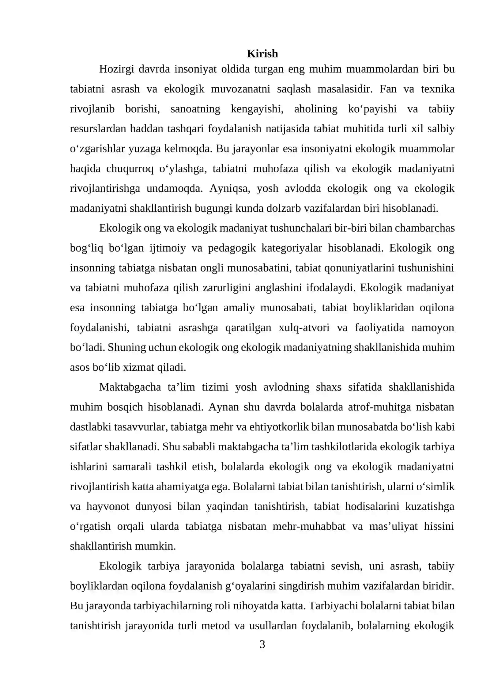 Ekologik ong va ekologik madaniyatning nazariy asoslari 3