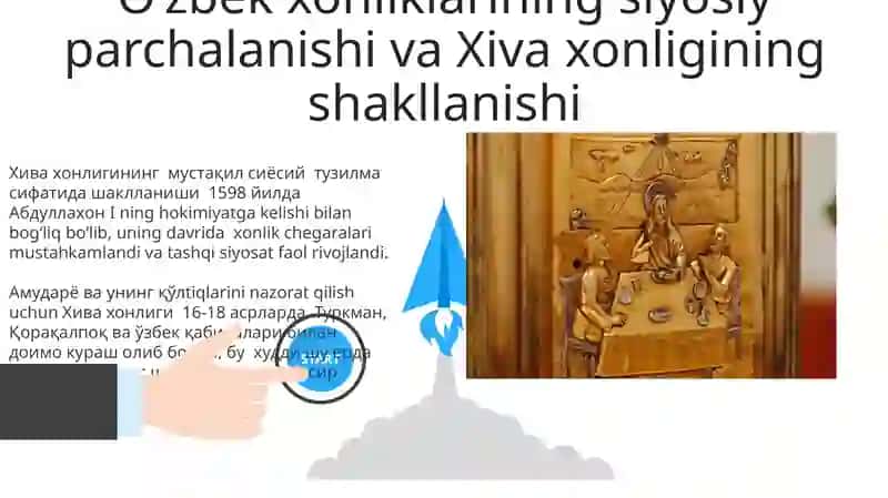 Xiva xonligi tashkil topishi (XVI XIXasrlarda) 3