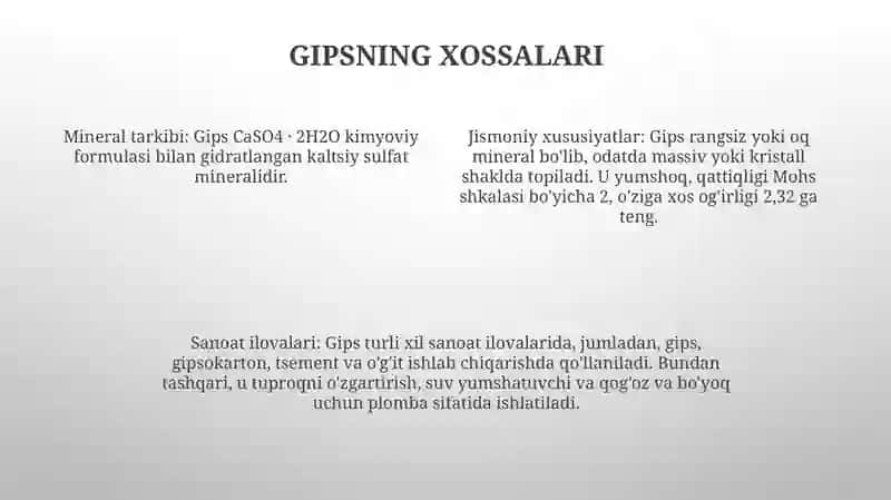 Gipsni Qayta Ishlash 3