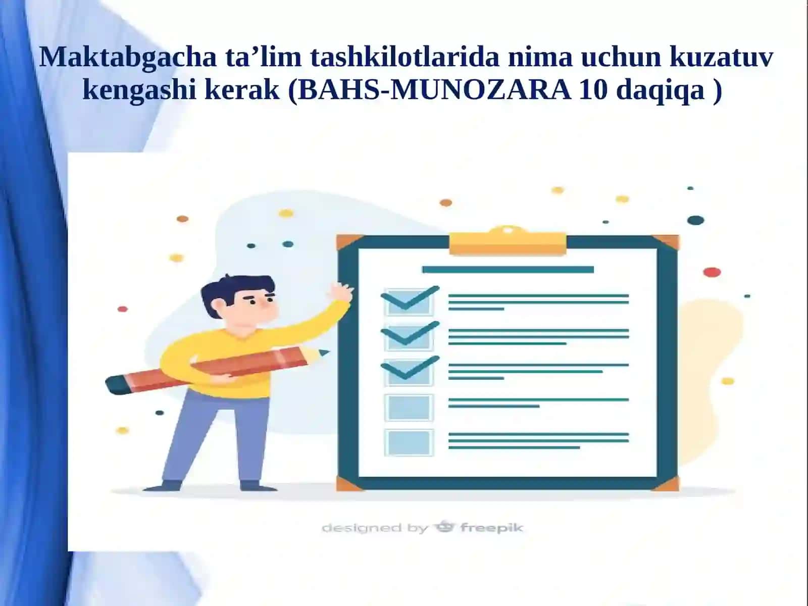 Maktabgacha taʼlim tashkilotlarida kuzatuv kengashni Nizom talablari asosida tashkil etish va uning faoliyatini yuritish tartibi. 3