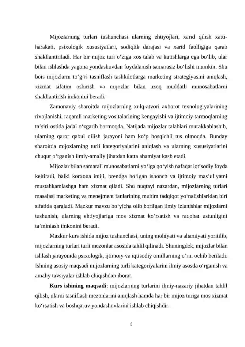 Mijozlarning turlari 3