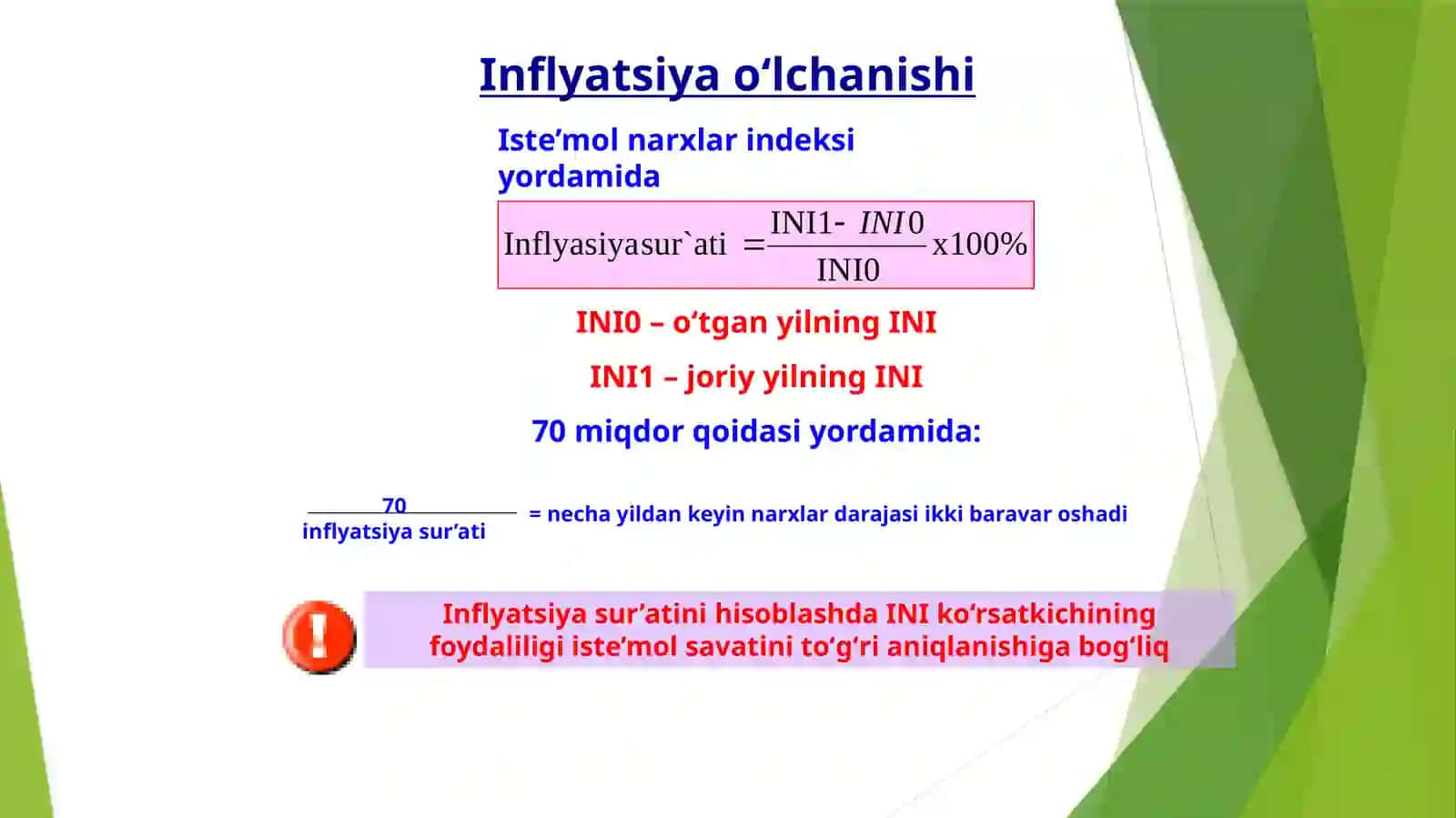 Inflyatsiya va aksilinflyatsiya siyosati 3