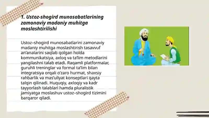 Tasavvuf ta'limotidagi ustoz va shogird an'analarining qo'llanilishi masalari 3