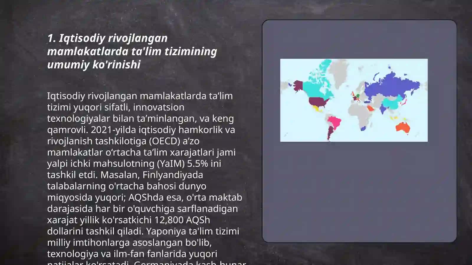 Iqtisodiy rivojlangan mamlakatlarda ta'lim tizmi 3