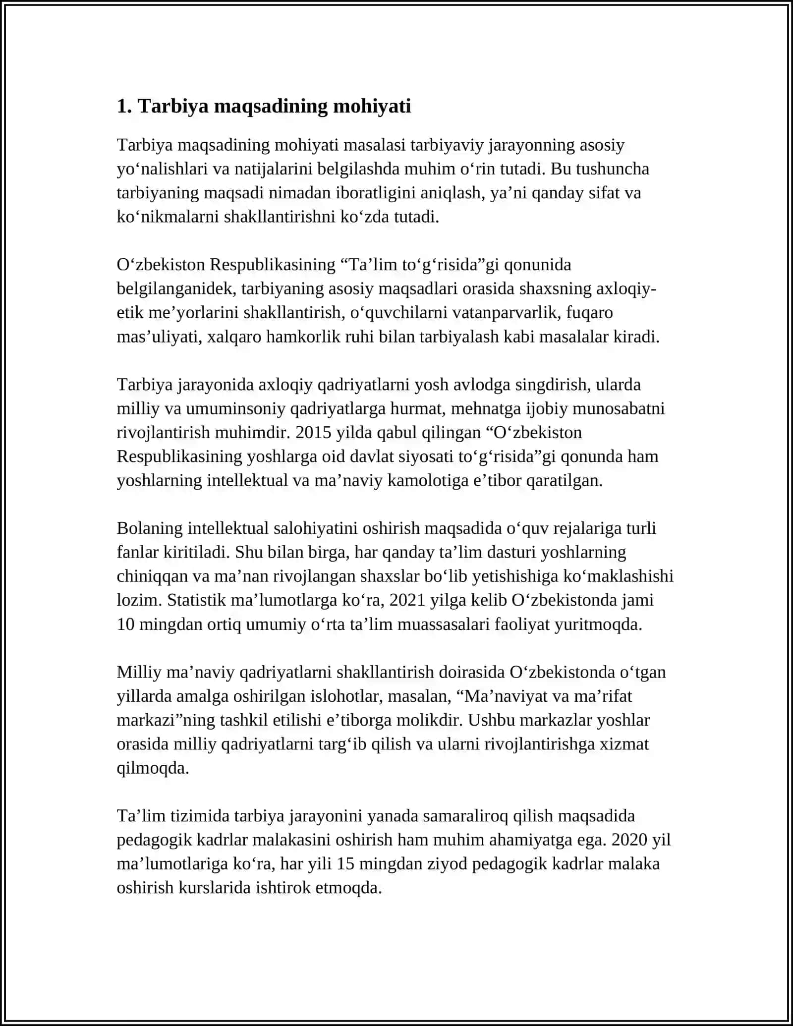 TARBIYANING MAQSADI VA VAZIFALARI 3