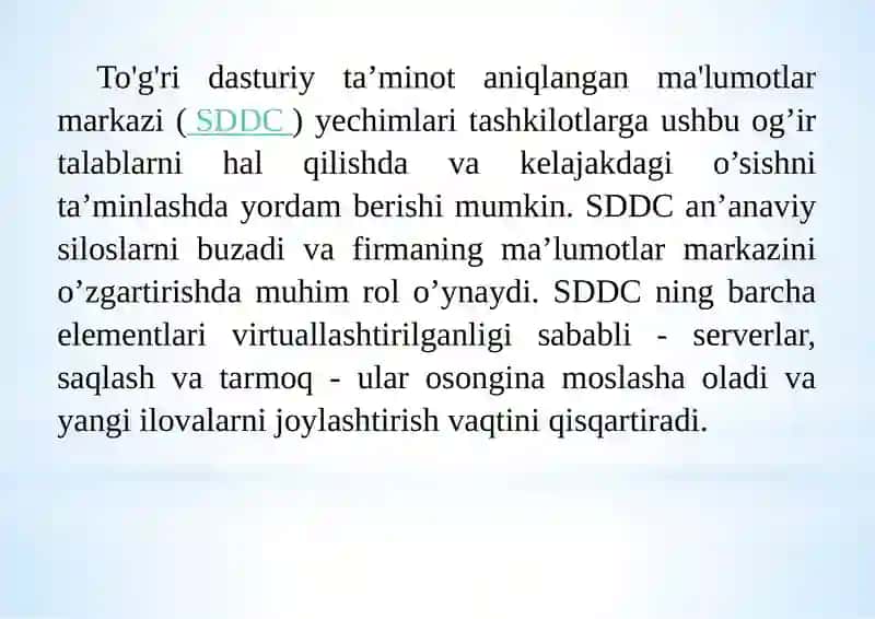Ma’lumotlarga ishlov berish markazining tajribali resurslari 3
