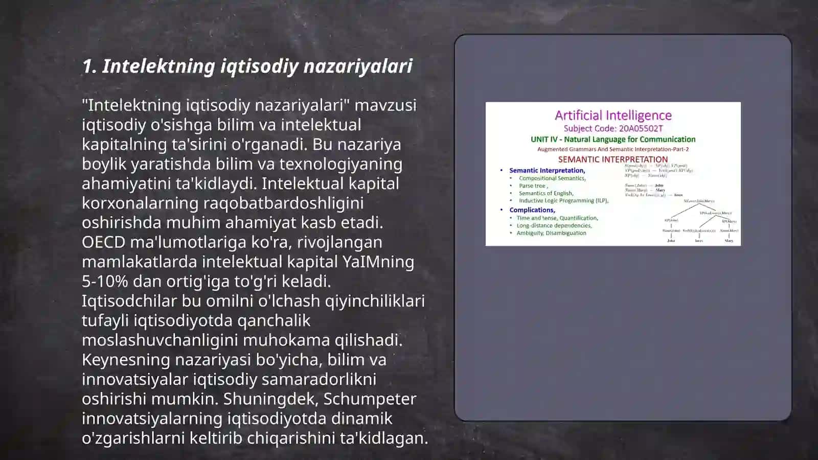 Intelektning iqtisodiy nazariyalari 3