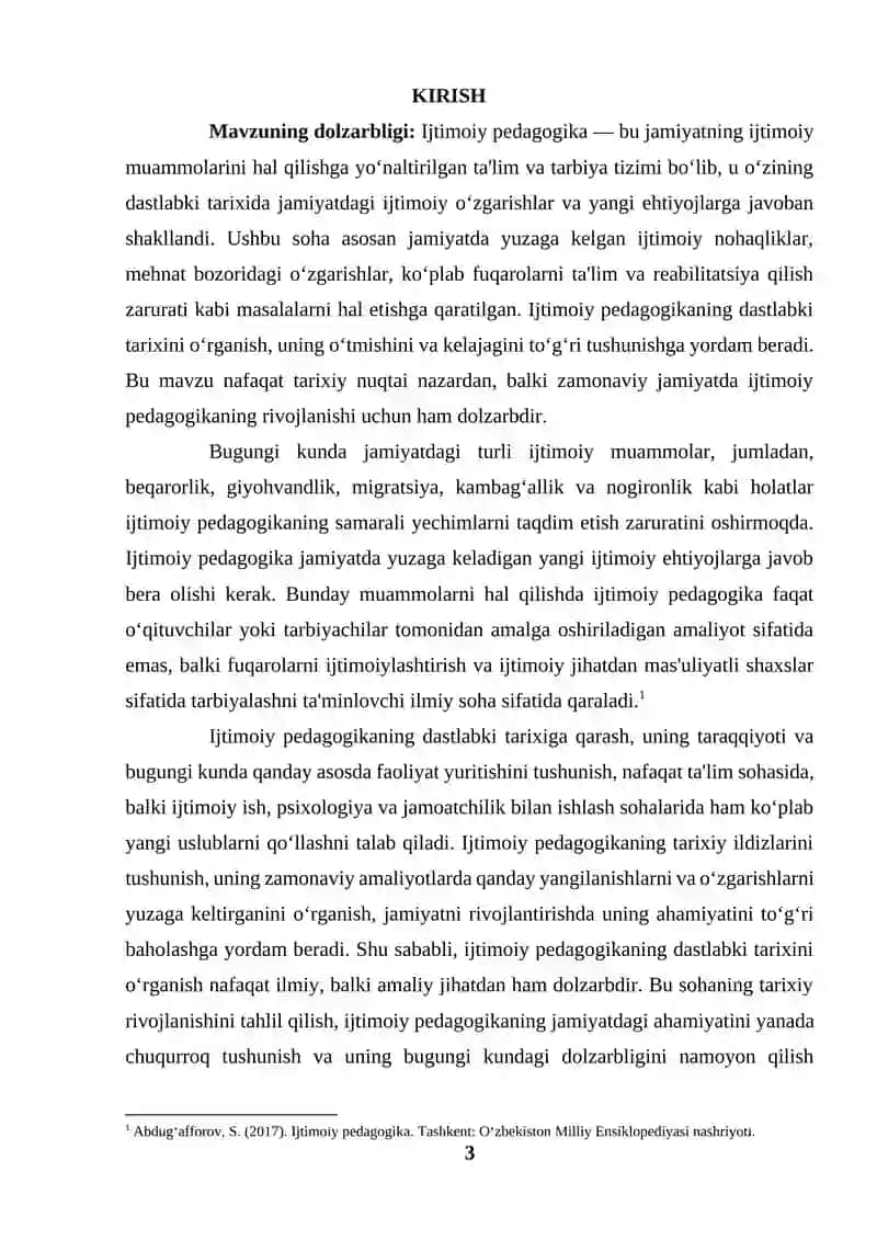 Ijtimoiy pedagogikaning dastlabki tarixi 3