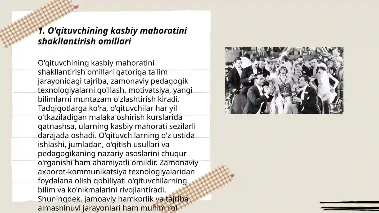 O'qituvchining kasbiy mahoratini shakllantirish omillari 3