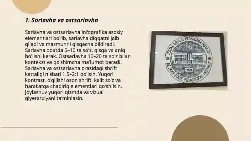 Infografikaning tarkibiy qismlari 3