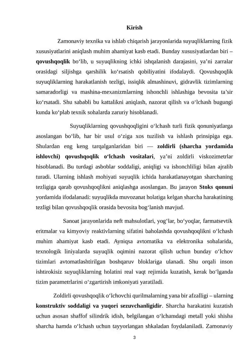 Zoldirli qovushqoqlik o’lchash vositalarining tahlili 3