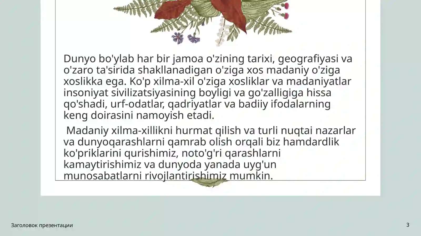 Xalqaro turizmda madaniy xilma-xillik 3