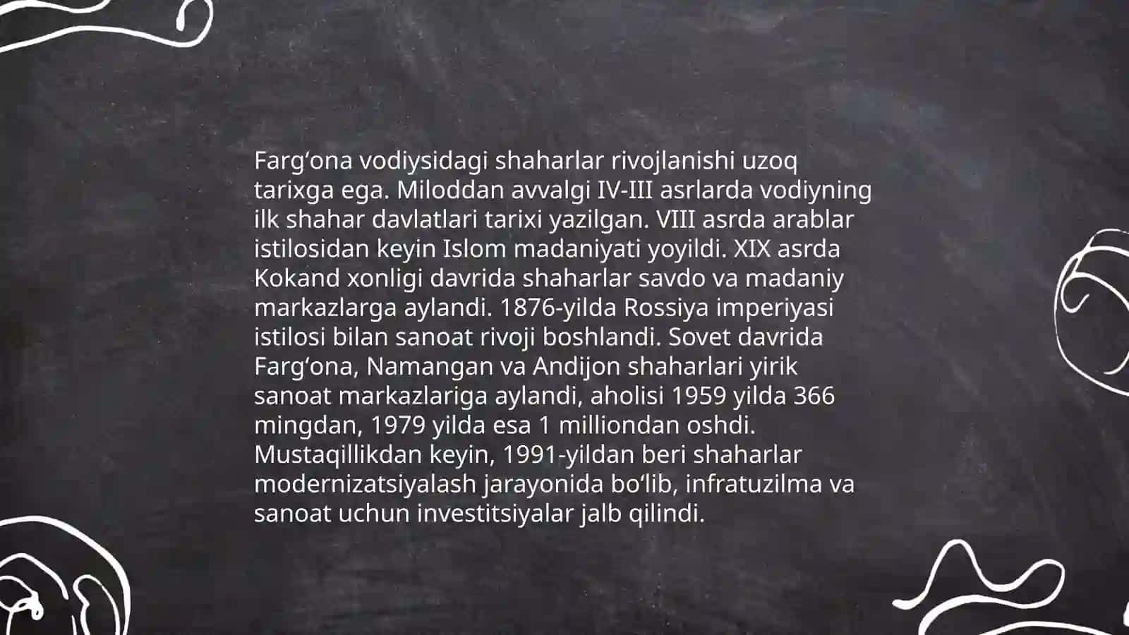 Qadimgi va oʻrta asrlarda Fargʻona vodiysi shaharlarining urbanizatsiyasi 3