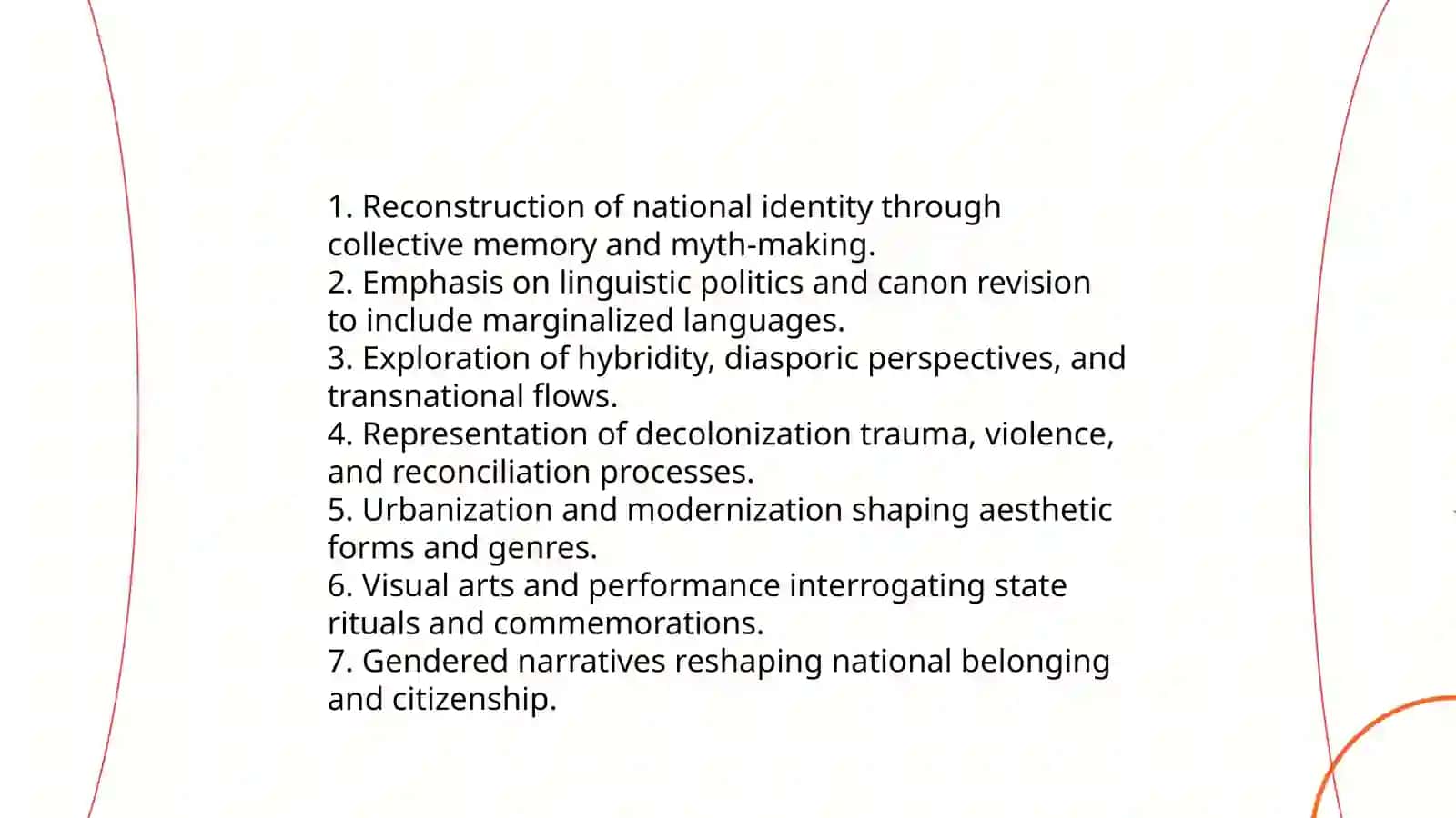 Independence and contemporary literary-aesthetic views” 3