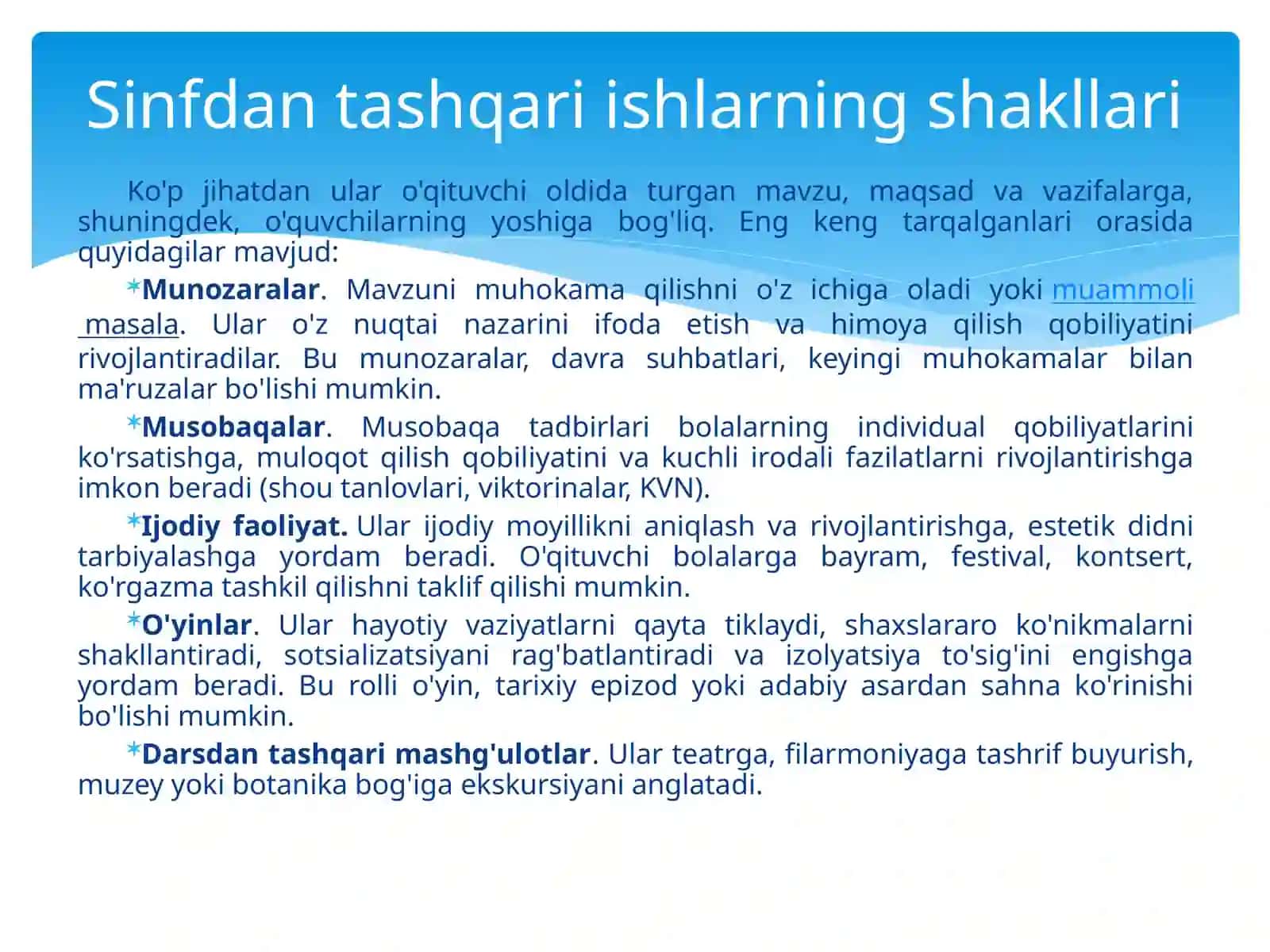 Informatika va axborot texnologiyalari fanidan o‘quv mashg’ulotlari va darsdan tashqari mashg‘ulotlarni tashkil etish va o‘tkazish metodikasi 3