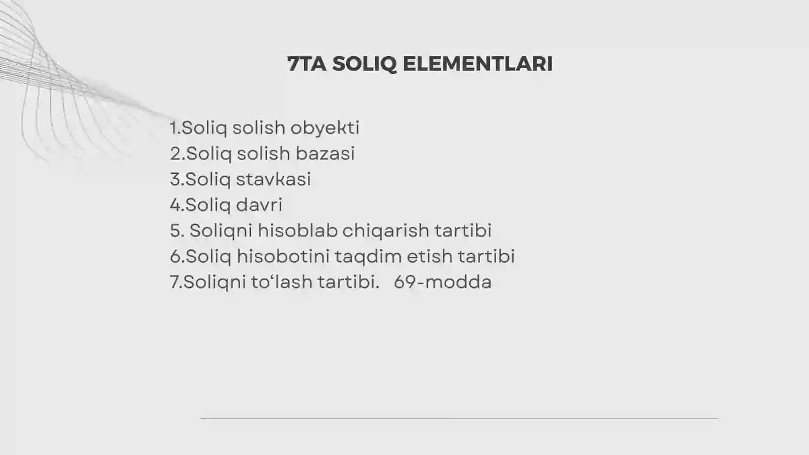 TOJIKISTON VA O‘ZBEKISTON RESPUBLIKASIDAGI YER QARIDAN FOYDALANGANLIK UCHUN SOLIQ 3