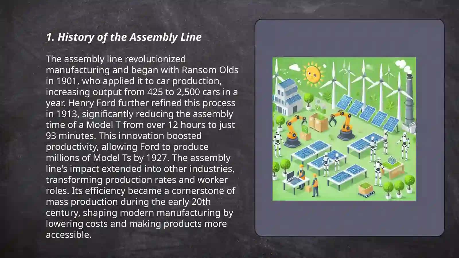 The assembly line 3