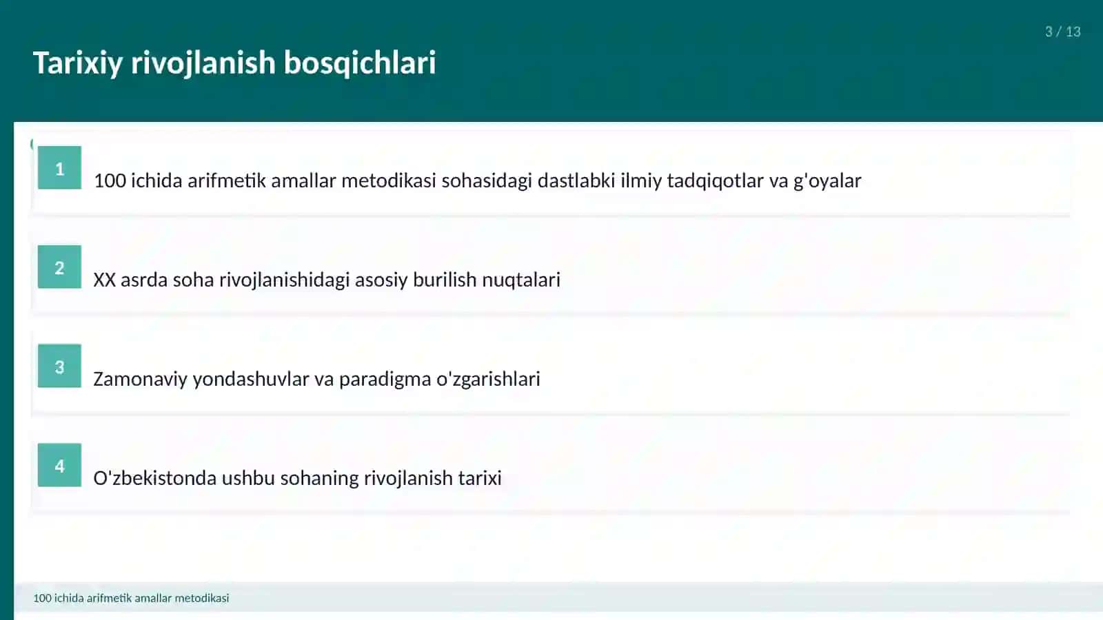 100 ichida arifmetik amallar metodikasi 3
