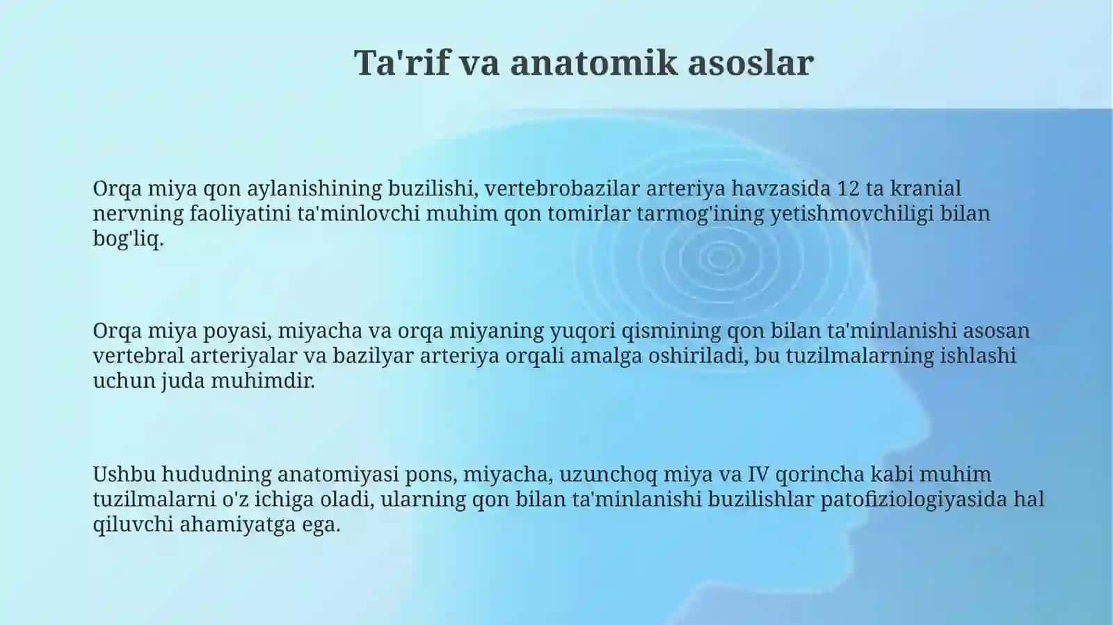 Orqa miya qon aylanishining buzilishi 3