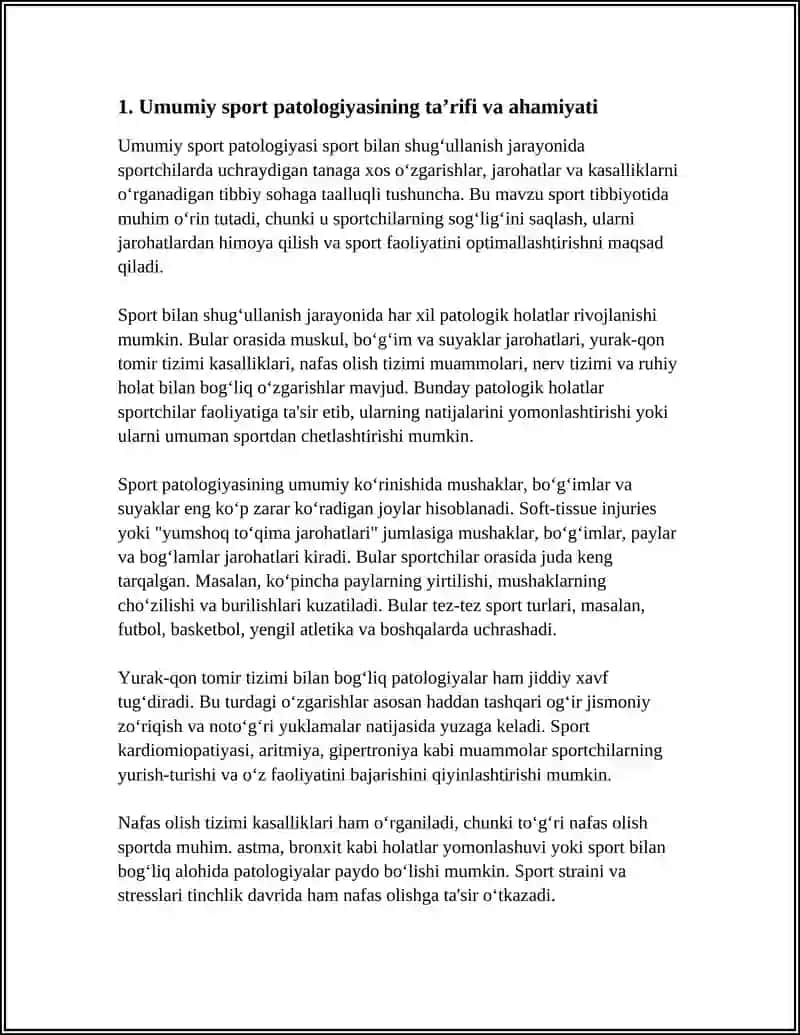 UMUMIY SPORT PATOLOGIYASI 3